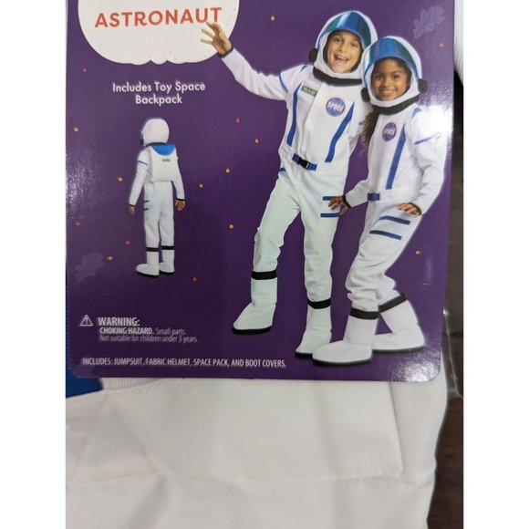 NWT Member's Mark Kids' Astronaut Costume Sz Medium 8-10 - Picture 2 of 6